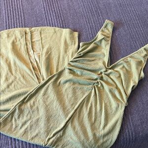 Free people beach midi dress in green xs